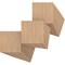 Ekena Millwork 7 3/4W x 7 3/4H x 3/8T Wood Hobby Boards, Hickory, 25PK HBW08X08X375DHI - alternate 1